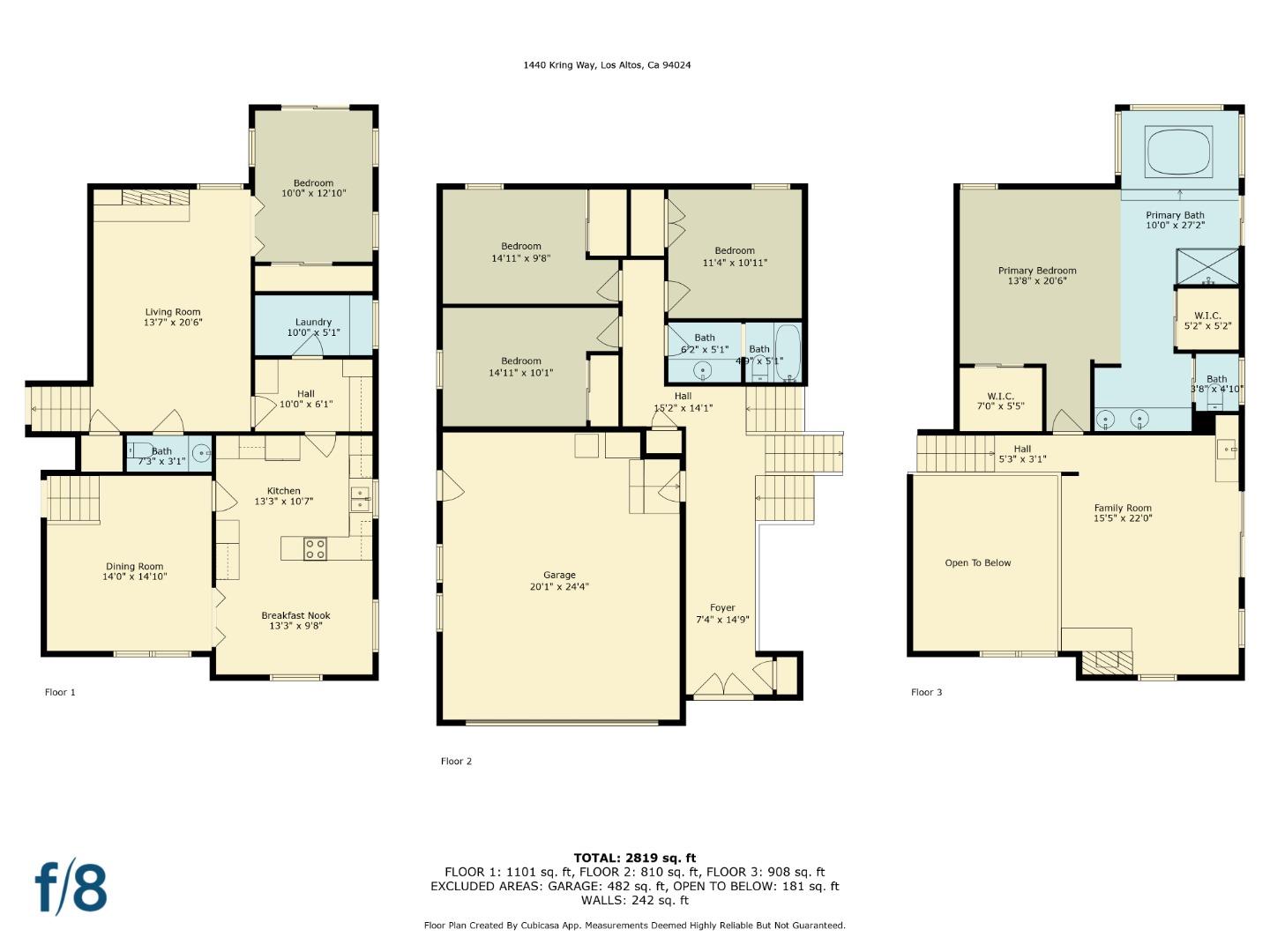 Detail Gallery Image 69 of 69 For 1440 Kring Way, Los Altos,  CA 94024 - 4 Beds | 3/1 Baths