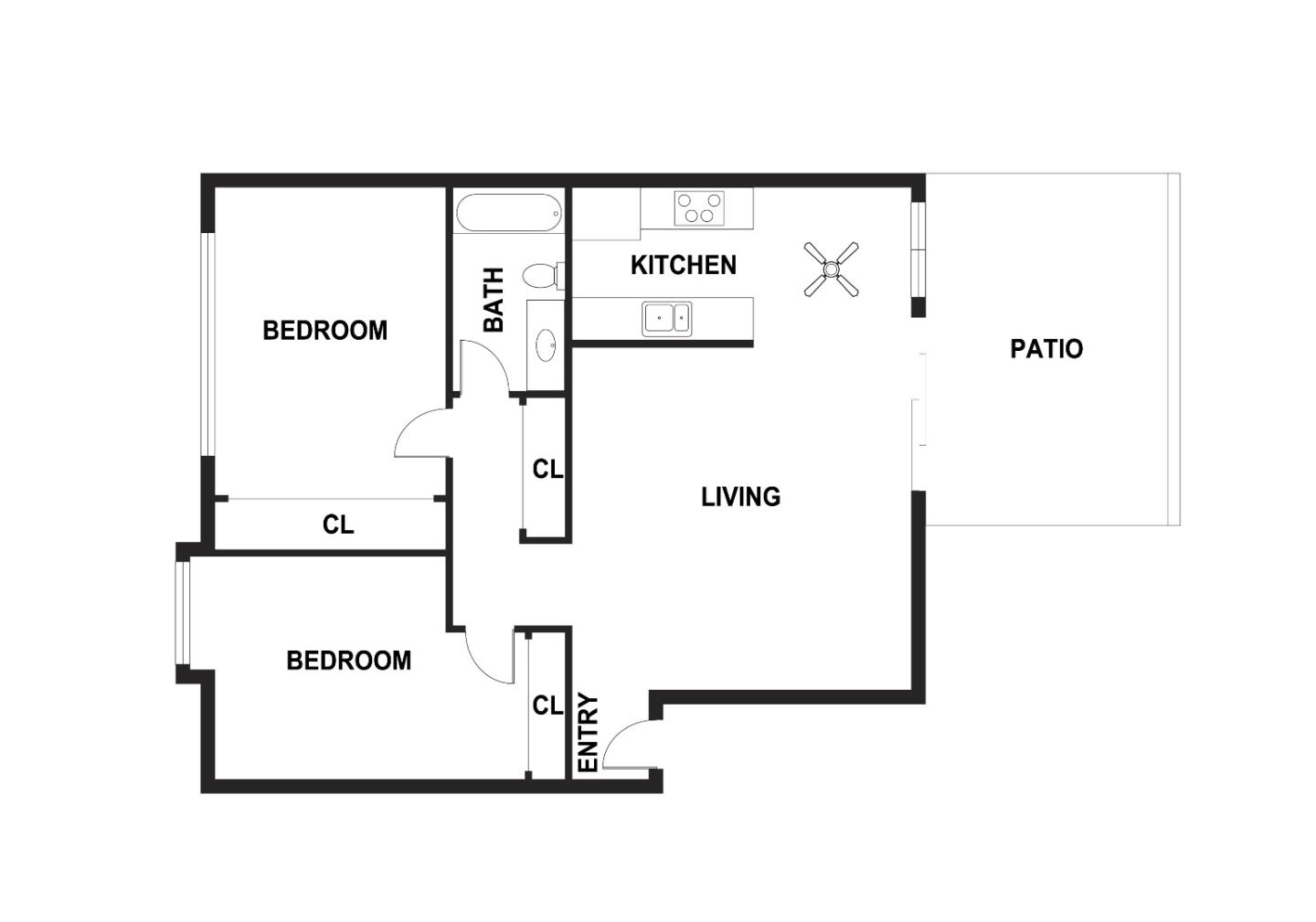Detail Gallery Image 44 of 44 For 936 Kiely Blvd #F,  Santa Clara,  CA 95051 - 2 Beds | 1 Baths
