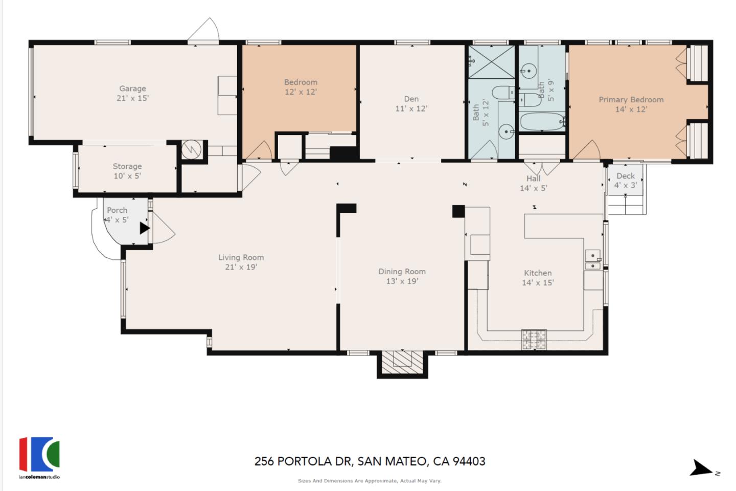 Detail Gallery Image 26 of 26 For 256 Portola Dr., San Mateo,  CA 94403 - 2 Beds | 2 Baths