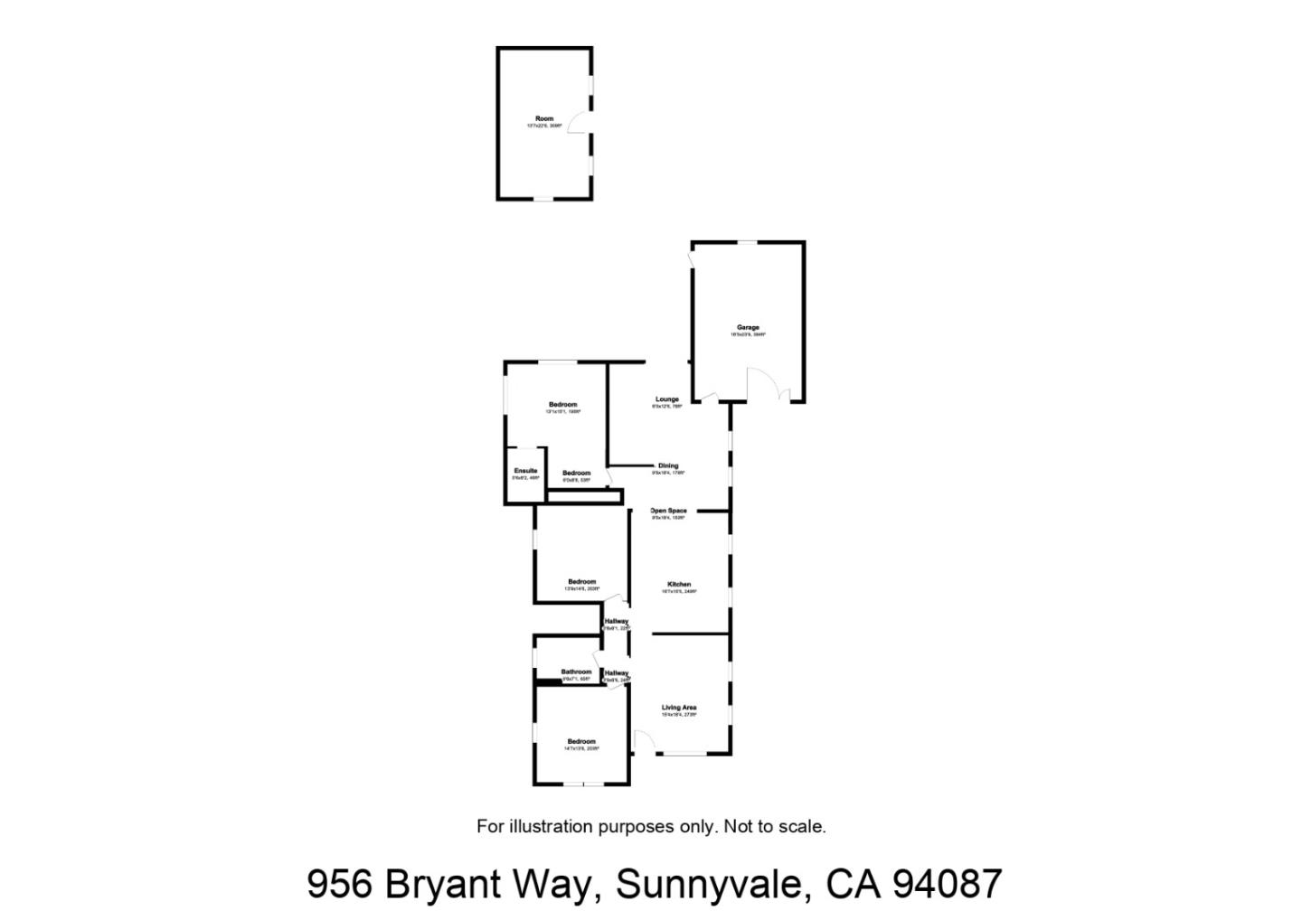 Detail Gallery Image 30 of 30 For 956 Bryant Way, Sunnyvale,  CA 94087 - 3 Beds | 2 Baths