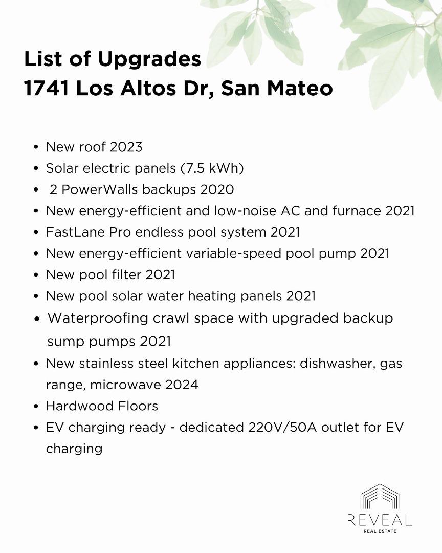 Detail Gallery Image 71 of 71 For 1741 Los Altos Dr, San Mateo,  CA 94402 - 4 Beds | 2 Baths