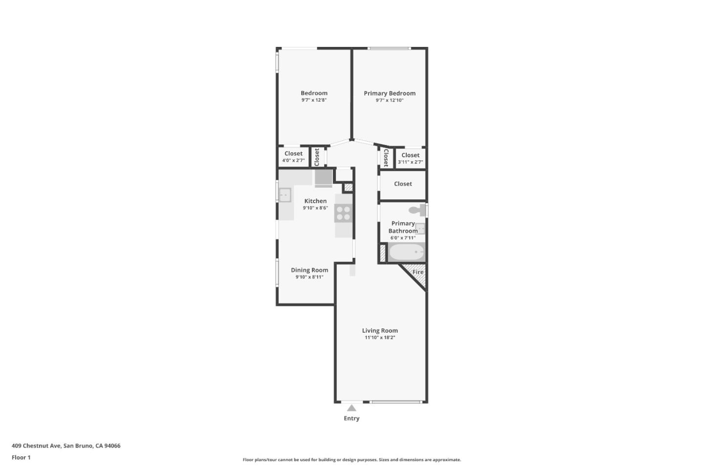 Detail Gallery Image 26 of 26 For 409 Chestnut Ave, San Bruno,  CA 94066 - 2 Beds | 1 Baths