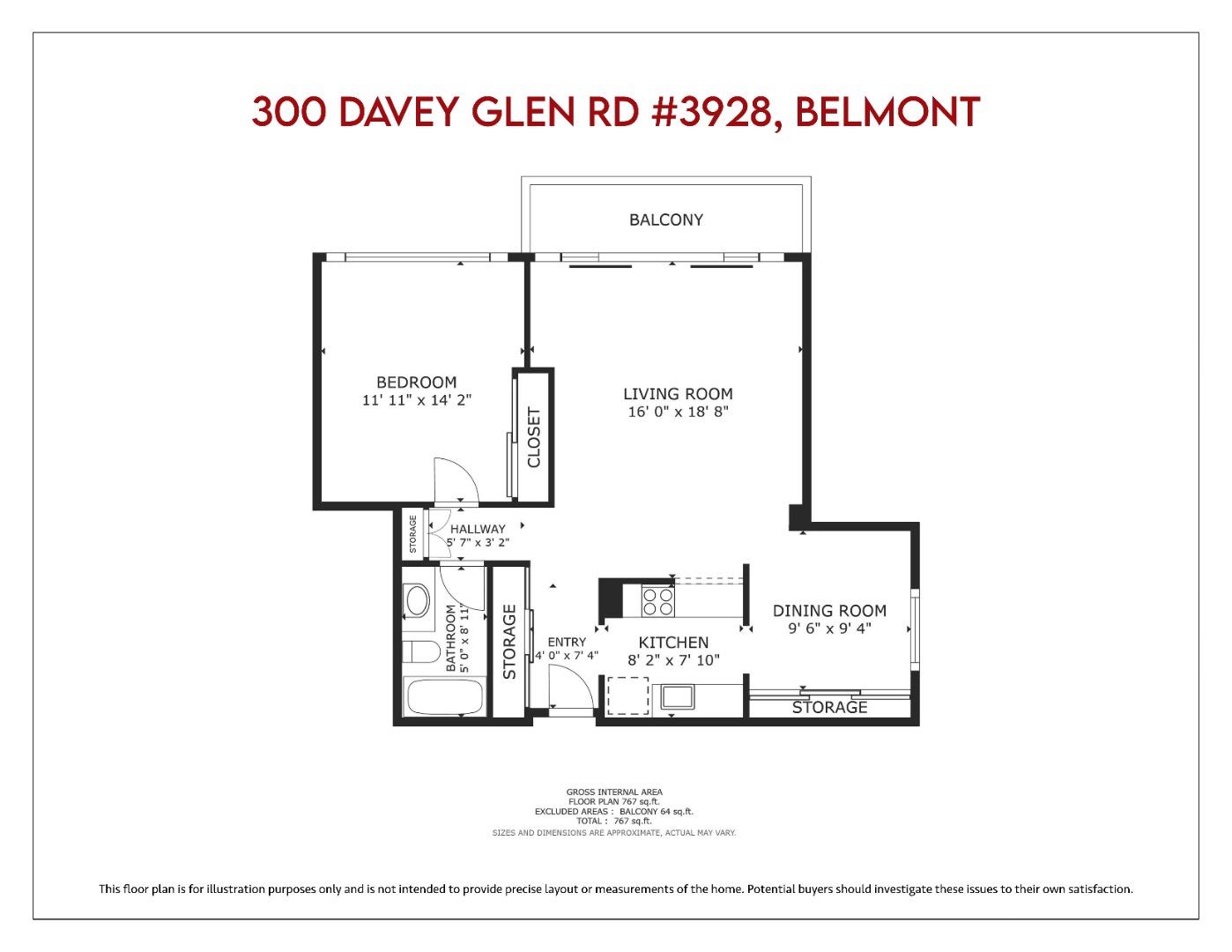 Detail Gallery Image 64 of 82 For 300 Davey Glen Rd #3928,  Belmont,  CA 94002 - 1 Beds | 1 Baths