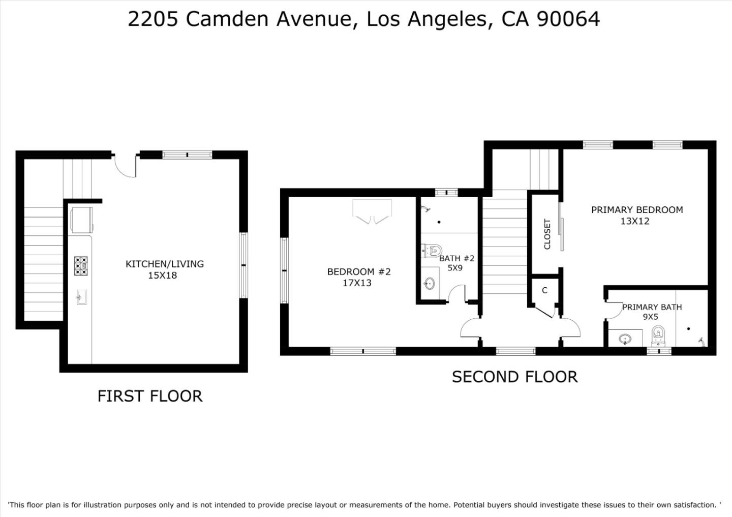 Detail Gallery Image 21 of 21 For 2202 Camden Ave, Los Angeles,  CA 90064 - 2 Beds | 2 Baths