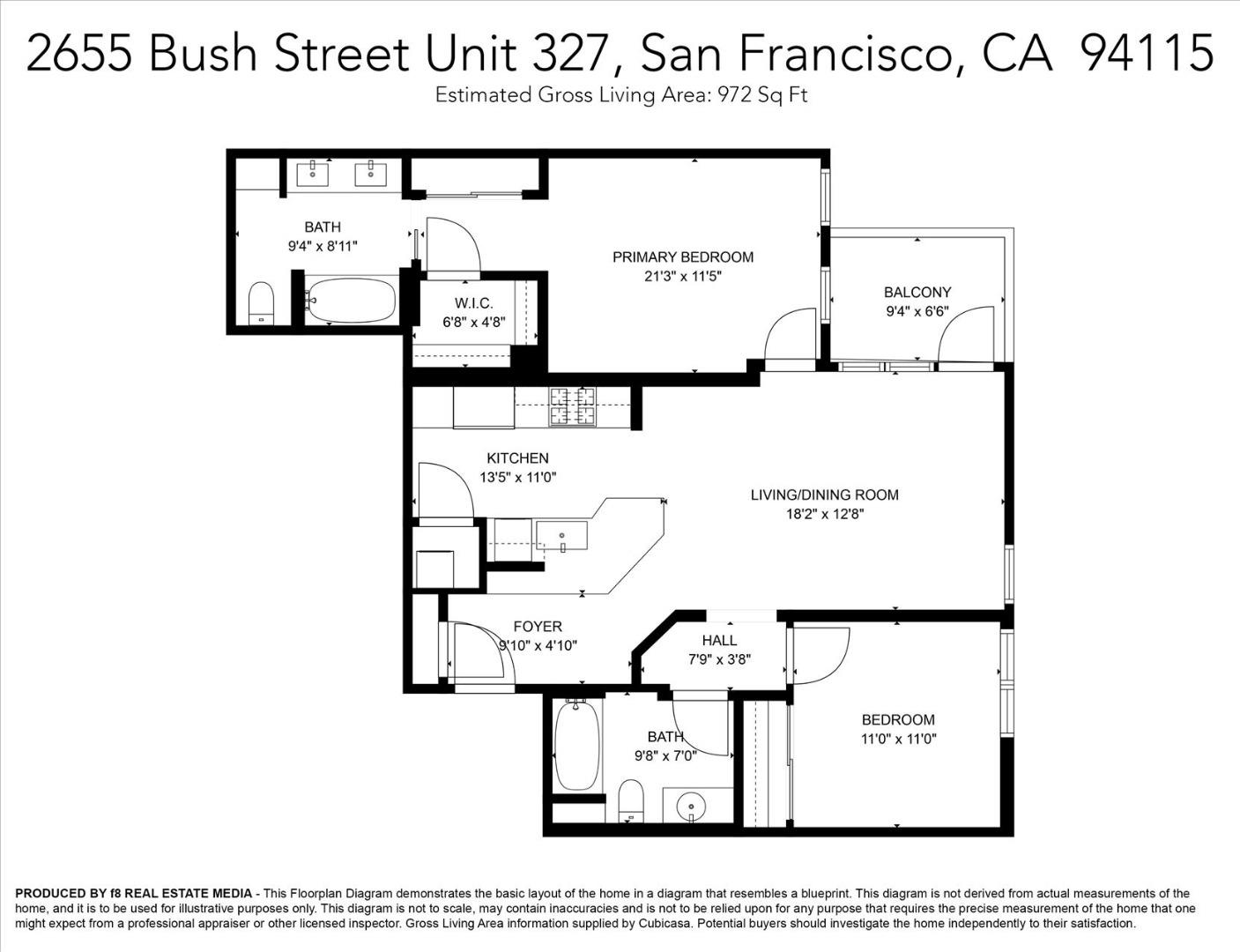 Detail Gallery Image 36 of 36 For 2655 Bush St #327,  San Francisco,  CA 94115 - 2 Beds | 2 Baths
