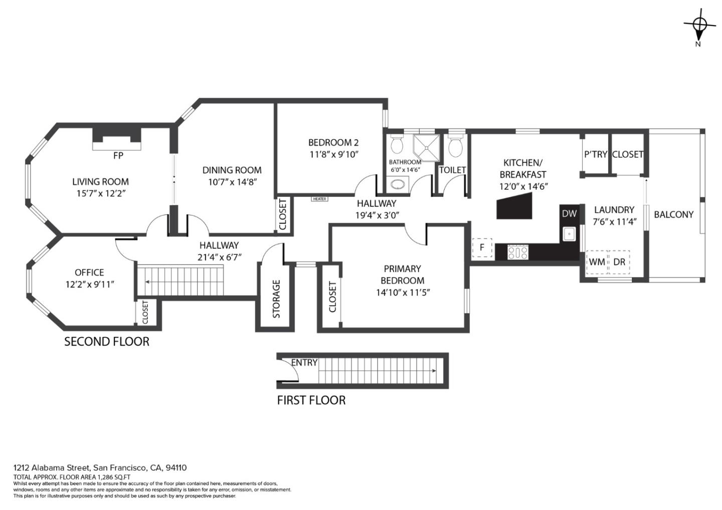 Detail Gallery Image 59 of 59 For 1212 Alabama St, San Francisco,  CA 94110 - 3 Beds | 1/1 Baths