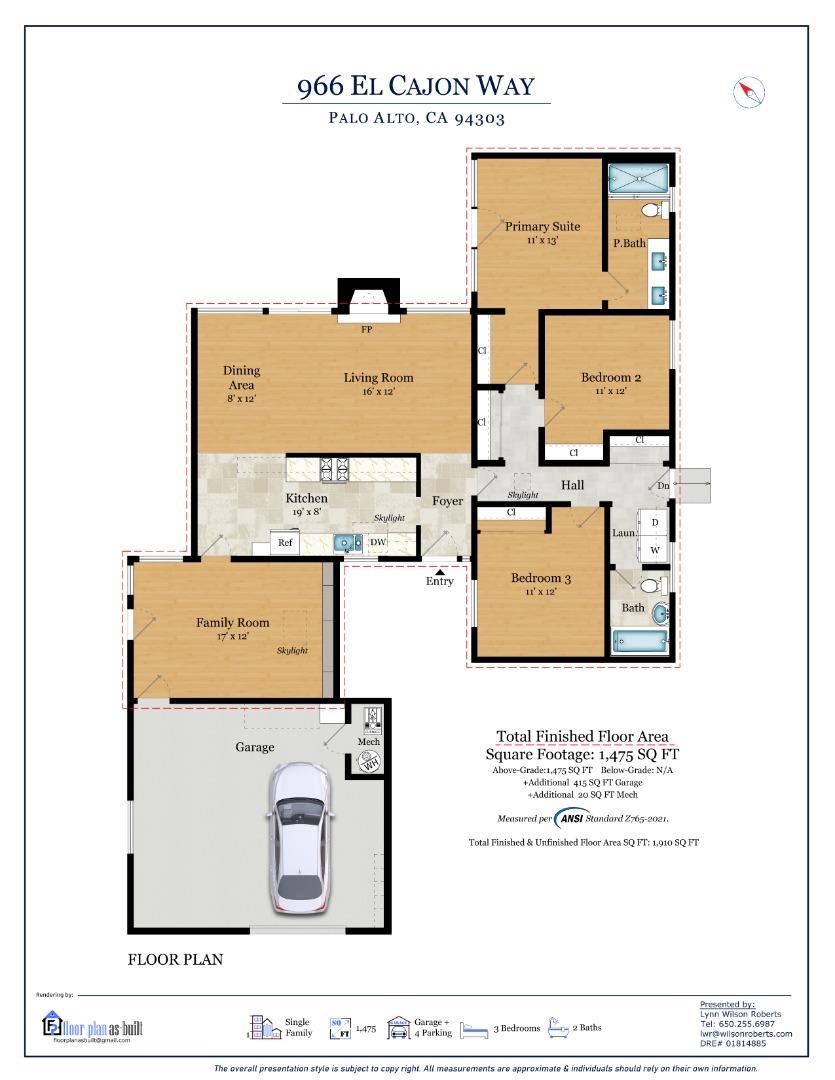 Detail Gallery Image 32 of 33 For 966 El Cajon Way, Palo Alto,  CA 94303 - 3 Beds | 2 Baths