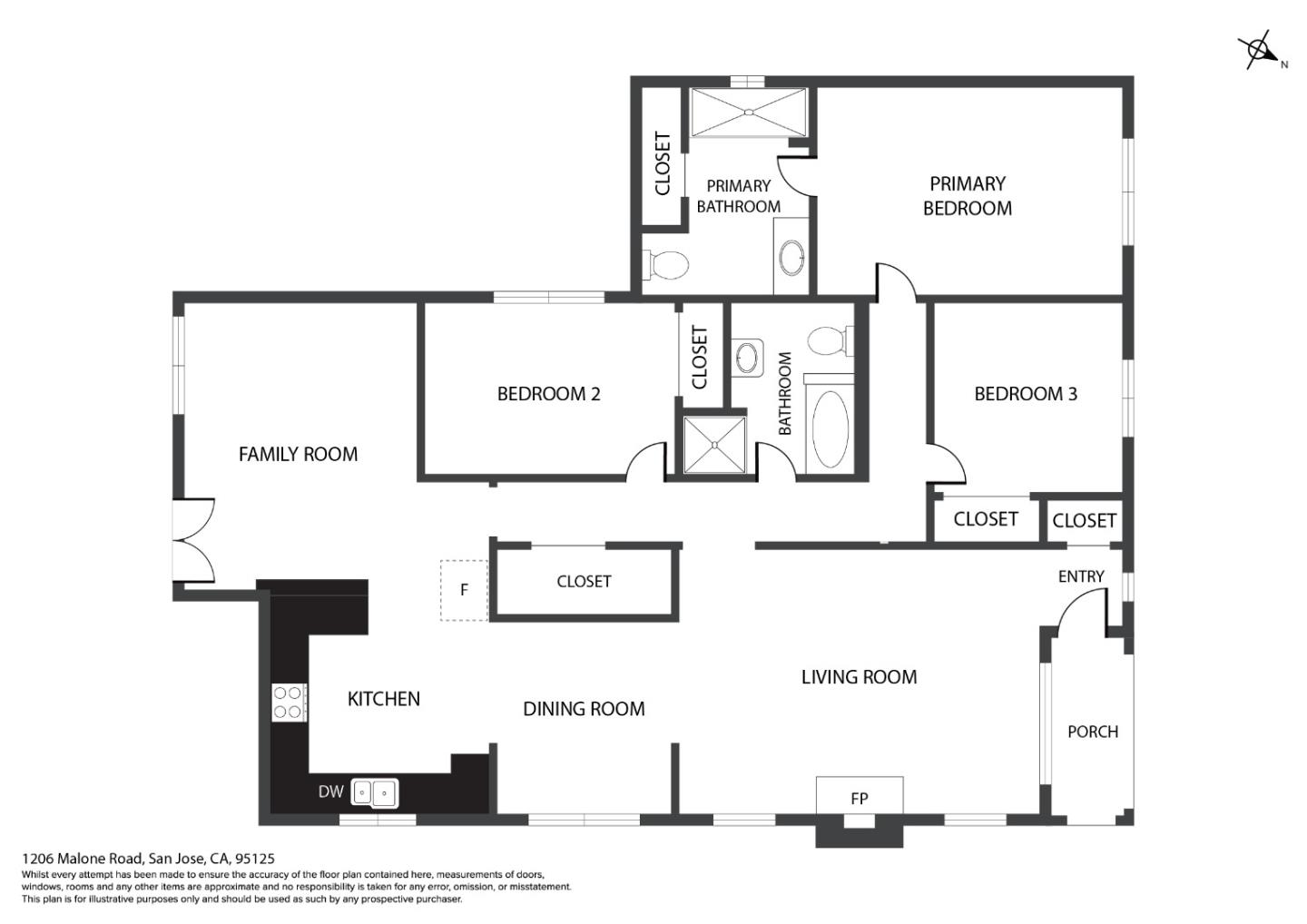 Detail Gallery Image 37 of 37 For 1206 Malone Rd, San Jose,  CA 95125 - 3 Beds | 2 Baths
