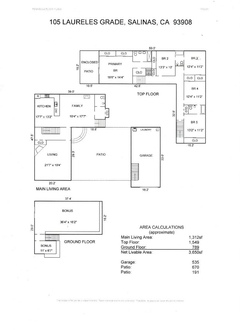 Detail Gallery Image 23 of 23 For 105 Laureles Grade, Salinas,  CA 93908 - 5 Beds | 3/1 Baths