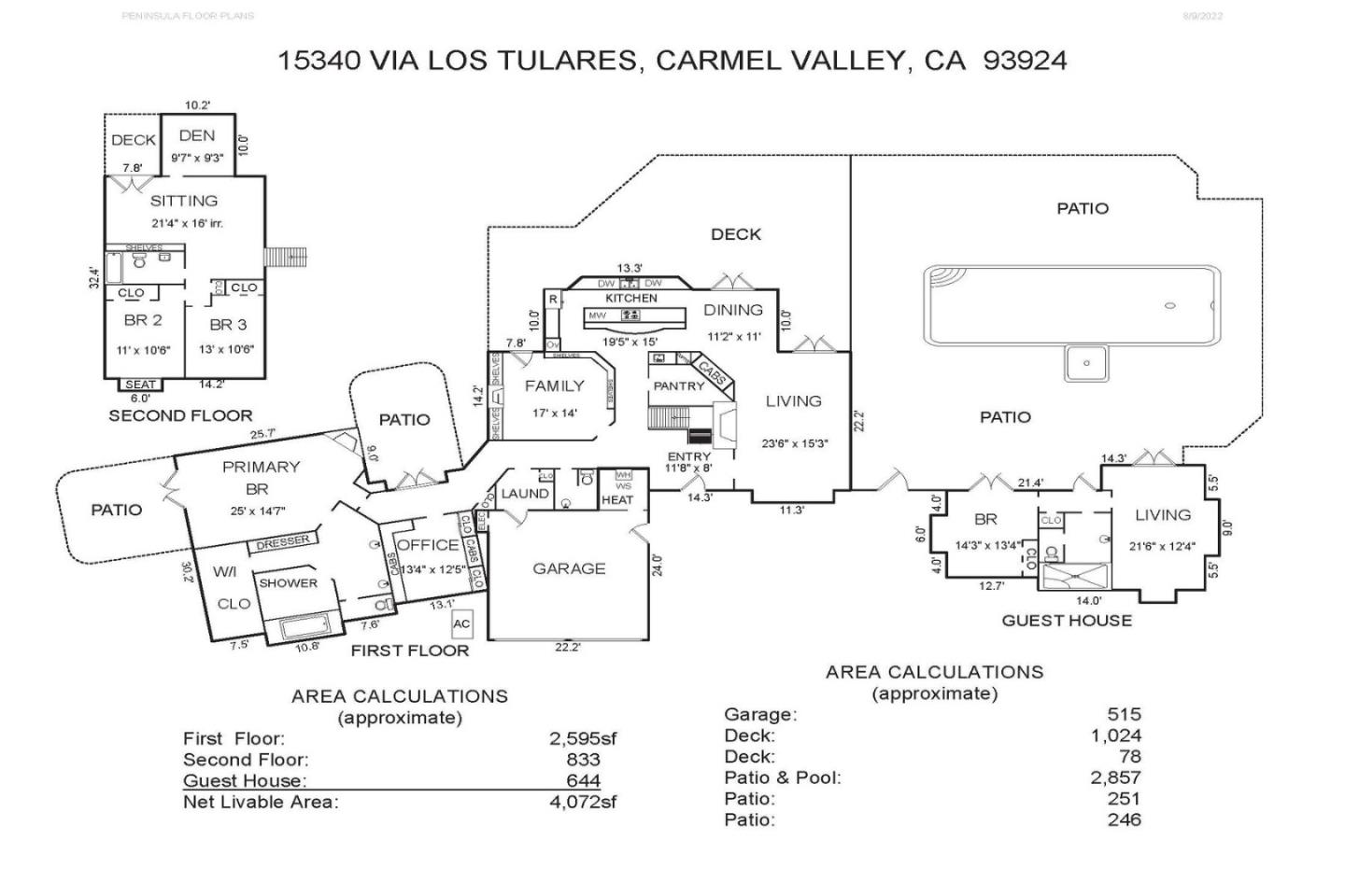 Detail Gallery Image 37 of 37 For 15340 via Los Tulares, Carmel Valley,  CA 93924 - 4 Beds | 3/1 Baths