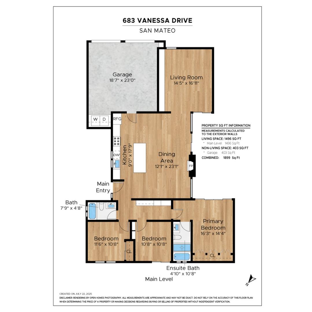 683 Vanessa Drive, San Mateo, California 94402, 3 Bedrooms Bedrooms, ,2 BathroomsBathrooms,Residential,For Sale,683 Vanessa Drive,ML82015799