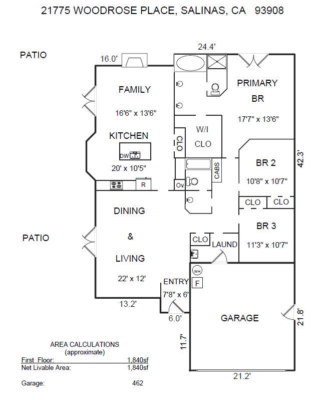 Detail Gallery Image 35 of 35 For 21775 Woodrose Pl, Salinas,  CA 93908 - 3 Beds | 2 Baths