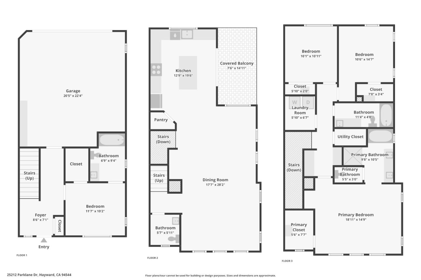 Detail Gallery Image 3 of 16 For 25212 Parklane Dr, Hayward,  CA 94544 - 4 Beds | 3/1 Baths
