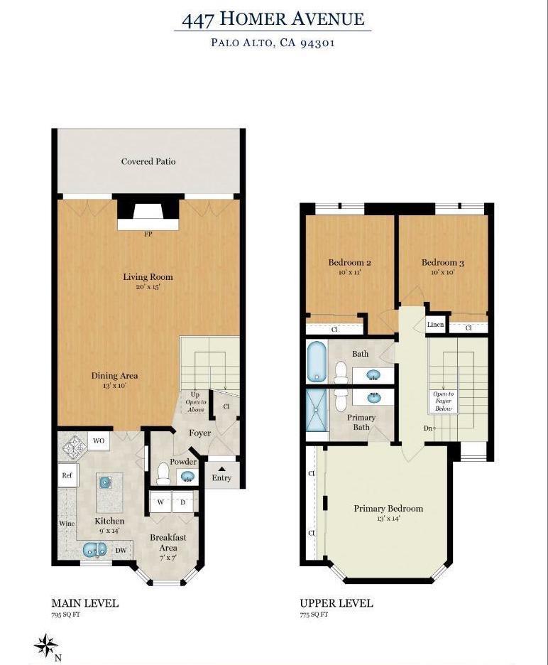 Detail Gallery Image 30 of 48 For 447 Homer Ave, Palo Alto,  CA 94301 - 3 Beds | 2/1 Baths