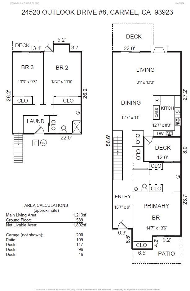 Detail Gallery Image 46 of 46 For 24520 Outlook Dr #8,  Carmel,  CA 93923 - 3 Beds | 2 Baths