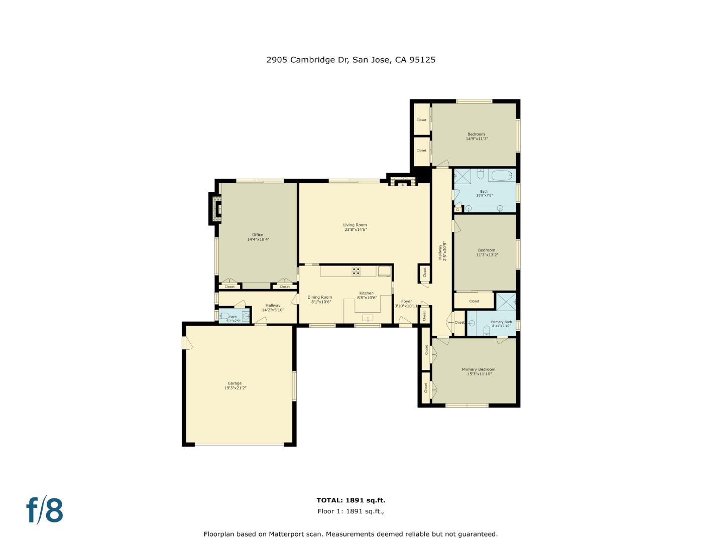 Detail Gallery Image 2 of 38 For 2905 Cambridge Dr, San Jose,  CA 95125 - 3 Beds | 2/1 Baths