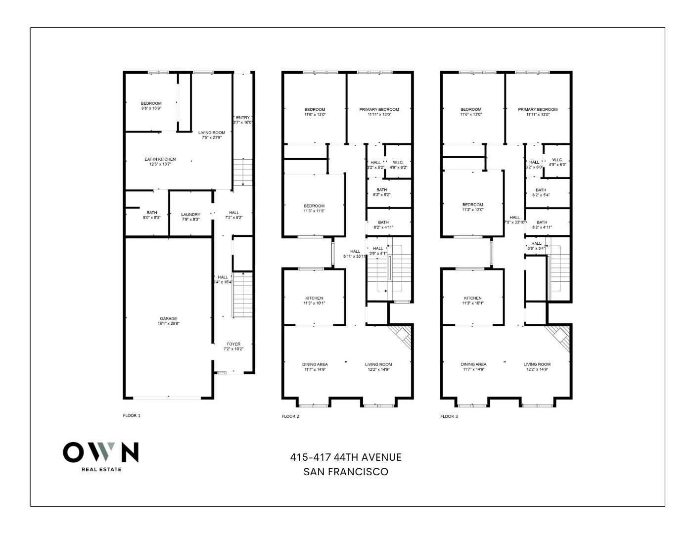 Detail Gallery Image 51 of 51 For 415-417 44th Ave, San Francisco,  CA 94121 - – Beds | – Baths