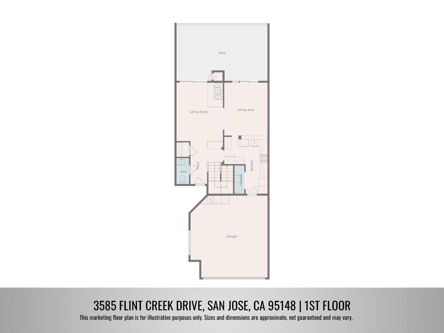 Detail Gallery Image 44 of 66 For 3585 Flint Creek Dr, San Jose,  CA 95148 - 2 Beds | 2/1 Baths