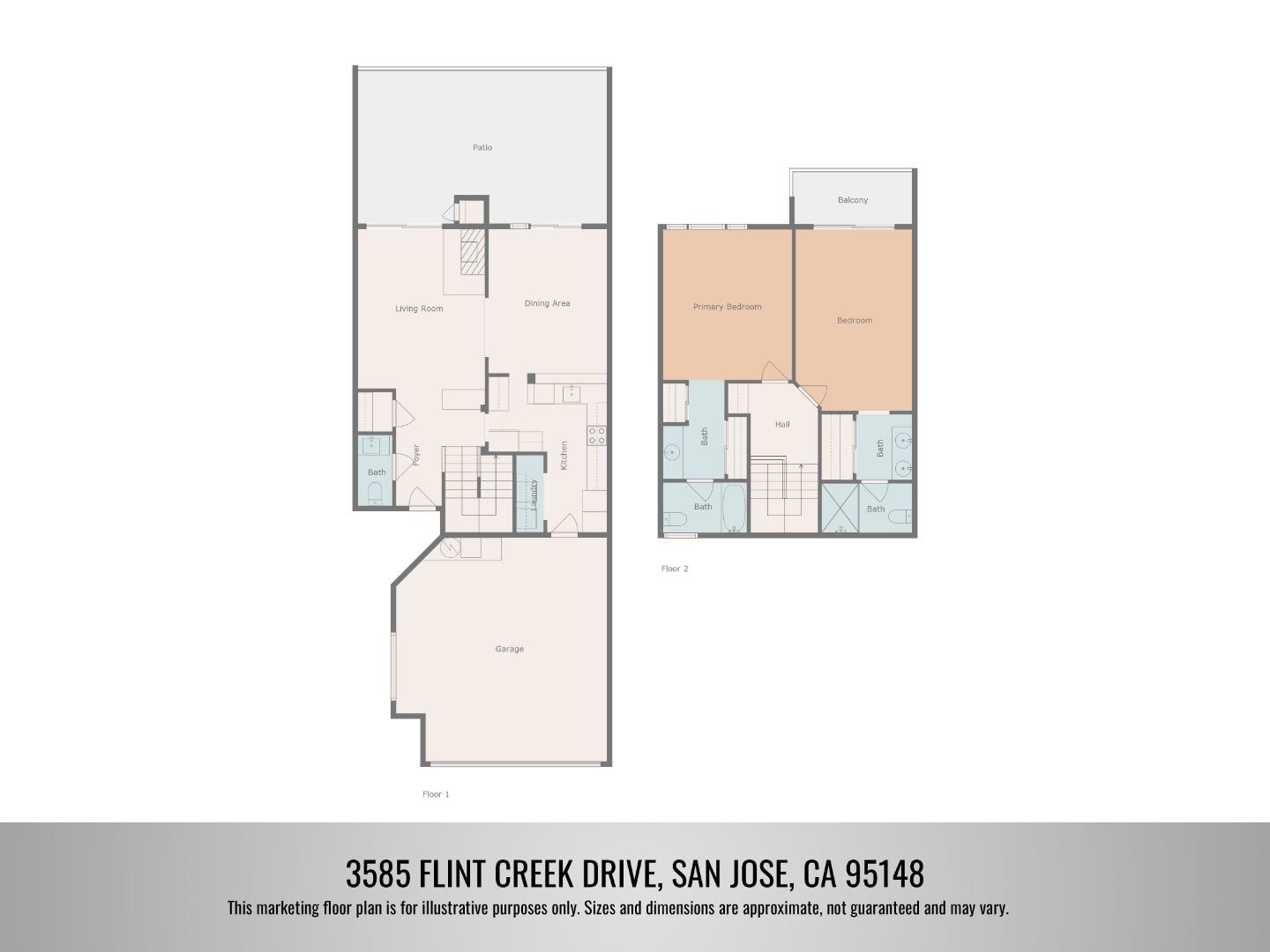 Detail Gallery Image 46 of 66 For 3585 Flint Creek Dr, San Jose,  CA 95148 - 2 Beds | 2/1 Baths