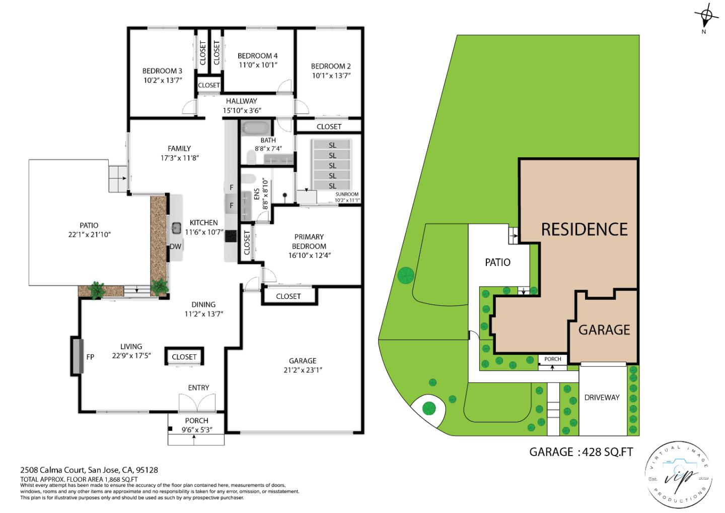Detail Gallery Image 44 of 44 For 2508 Calma Ct, San Jose,  CA 95128 - 4 Beds | 2 Baths