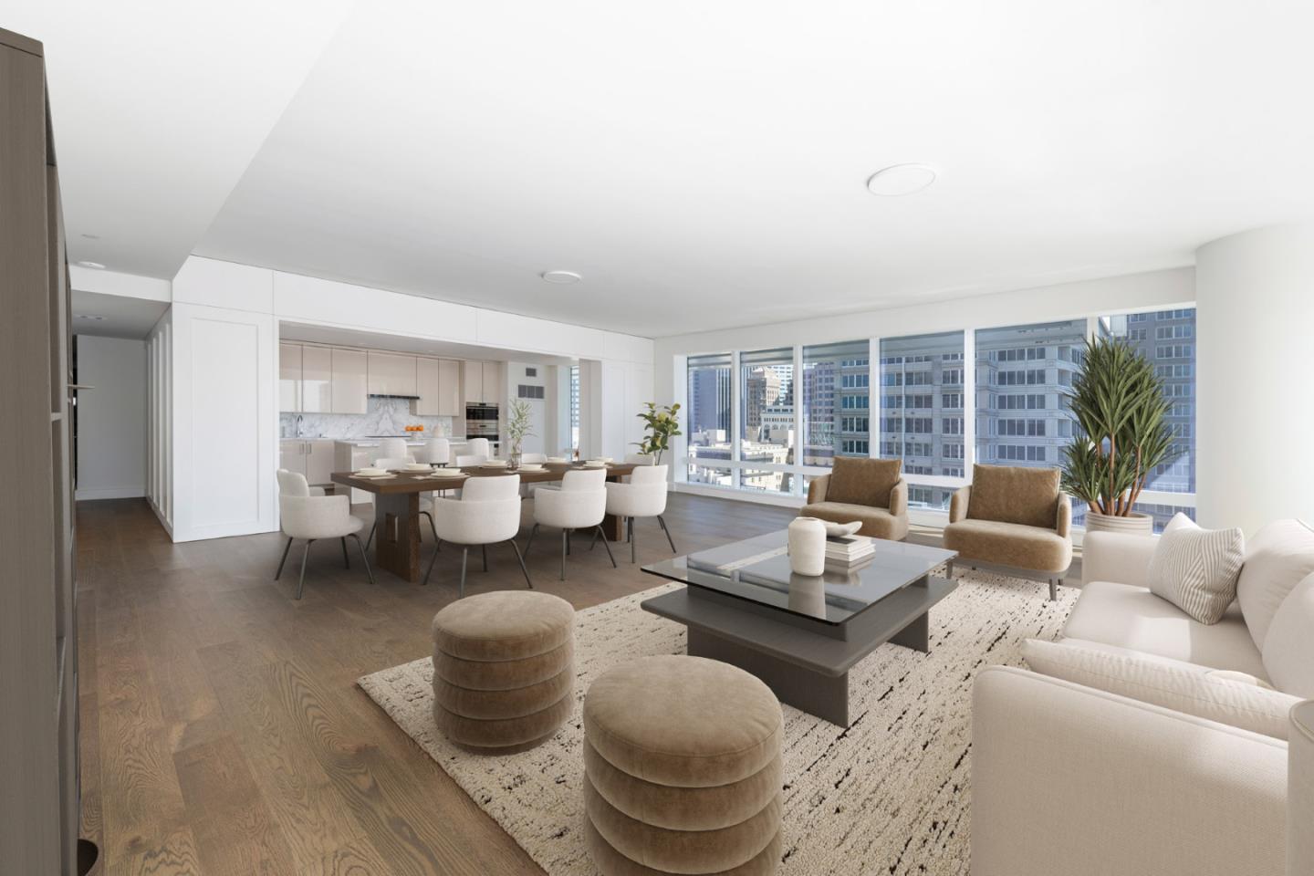 Detail Gallery Image 7 of 33 For 706 Mission St 16b,  San Francisco,  CA 94103 - 3 Beds | 3/1 Baths