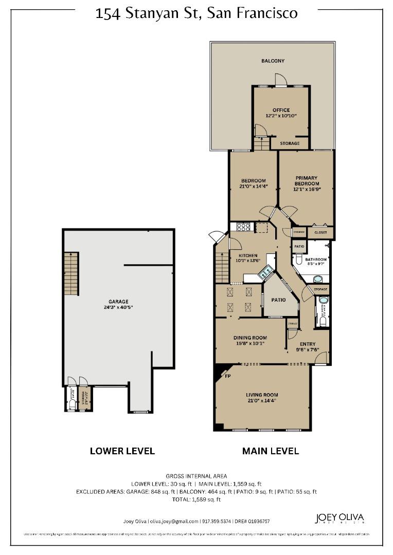 Detail Gallery Image 108 of 108 For 154 Stanyan St, San Francisco,  CA 94118 - 2 Beds | 1/1 Baths