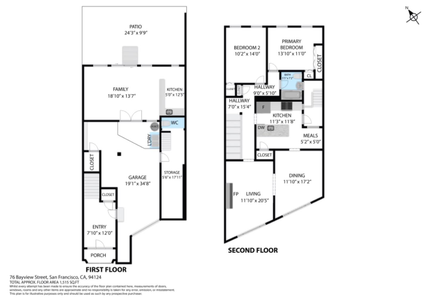 Detail Gallery Image 32 of 32 For 76 Bayview St, San Francisco,  CA 94124 - 2 Beds | 1 Baths