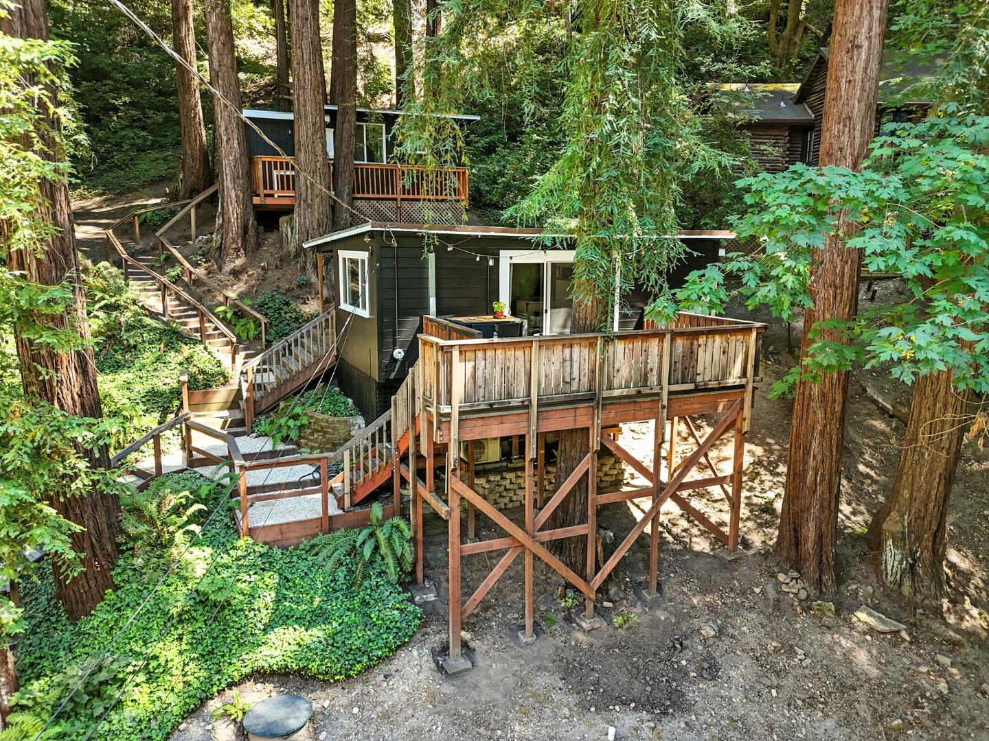 Detail Gallery Image 1 of 31 For 9540 E Zayante Rd, Felton,  CA 95018 - 1 Beds | 2 Baths