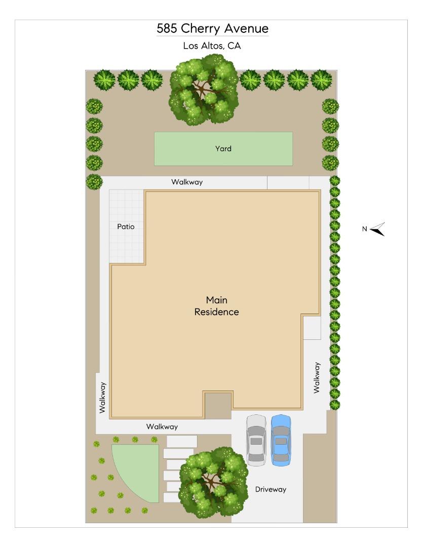 Detail Gallery Image 76 of 77 For 585 Cherry Ave, Los Altos,  CA 94022 - 5 Beds | 5/1 Baths