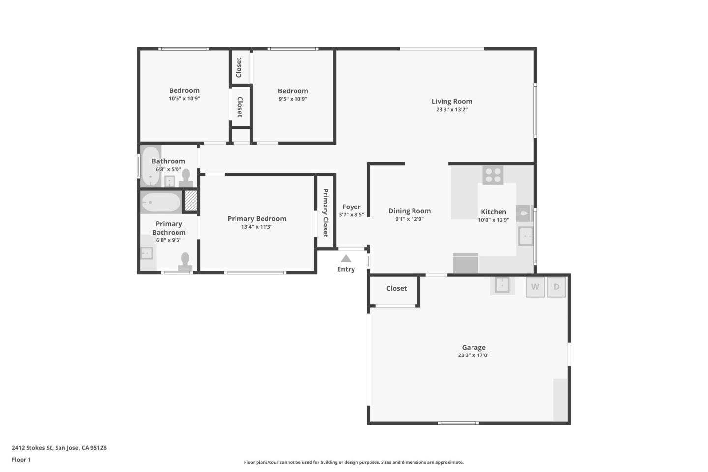 Detail Gallery Image 30 of 37 For 2412 Stokes St, San Jose,  CA 95128 - 3 Beds | 2 Baths