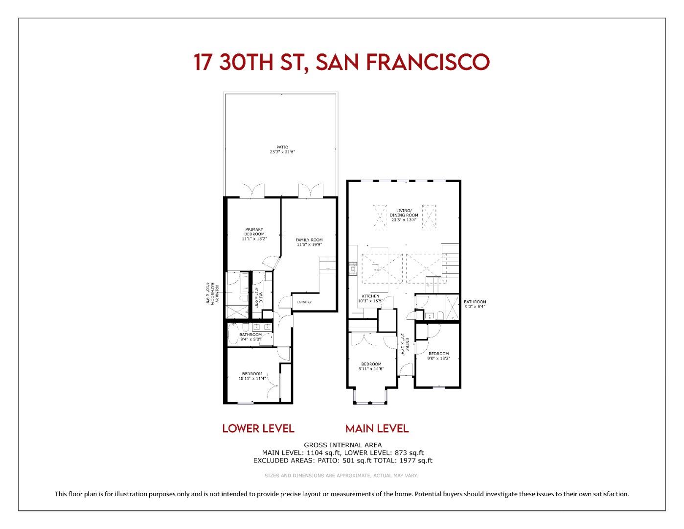 Detail Gallery Image 65 of 70 For 17 30th St, San Francisco,  CA 94110 - 4 Beds | 3 Baths