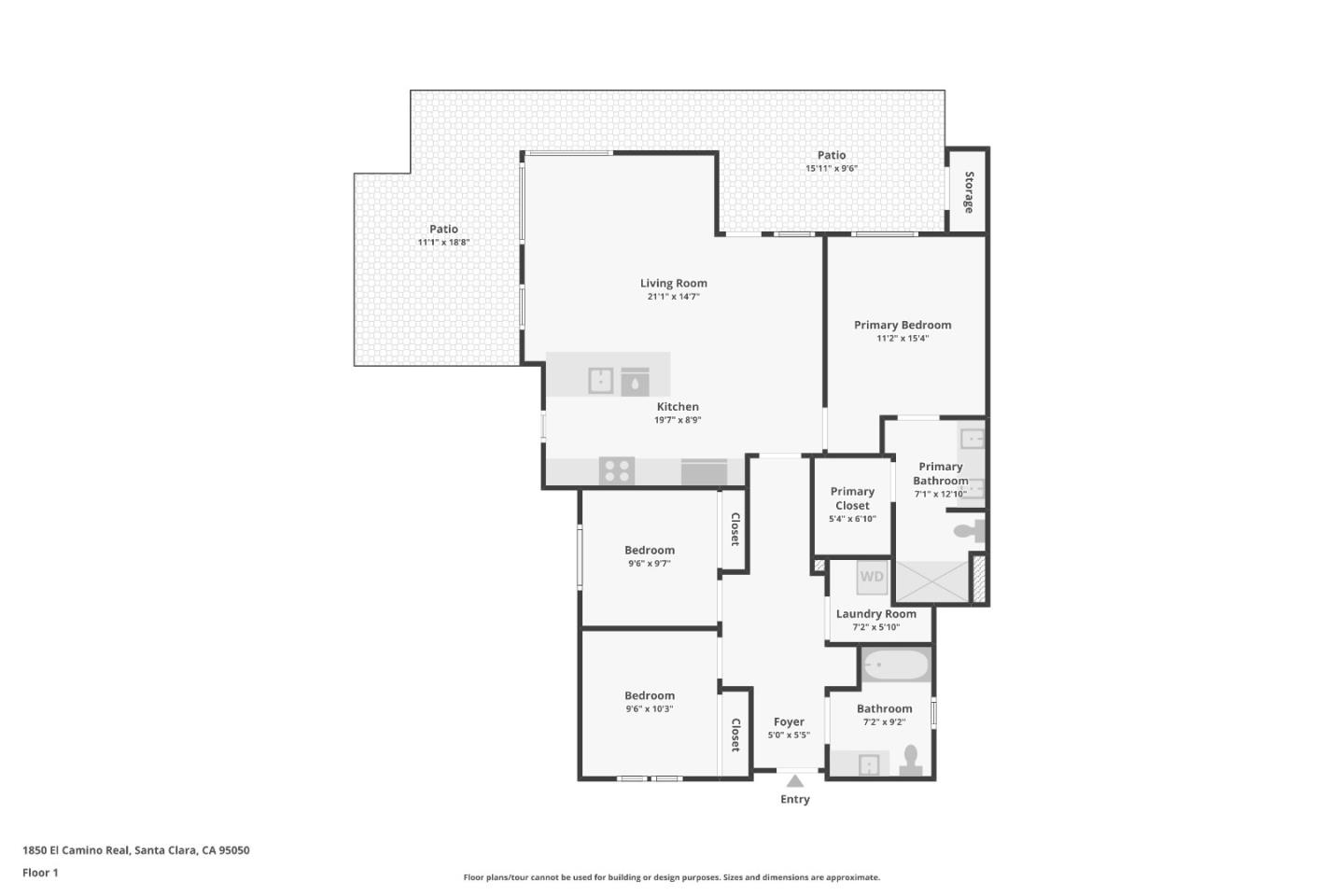 Detail Gallery Image 58 of 58 For 1850 El Camino Real #210,  Santa Clara,  CA 95050 - 3 Beds | 2 Baths