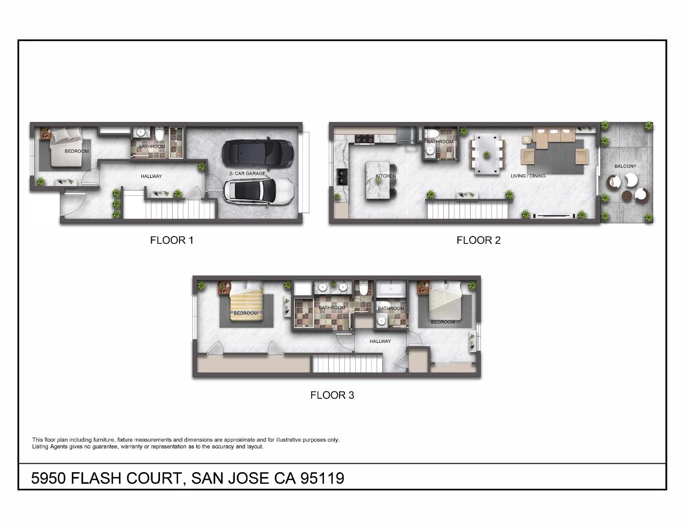 Detail Gallery Image 29 of 29 For 5950 Flash Ct, San Jose,  CA 95119 - 3 Beds | 3/1 Baths