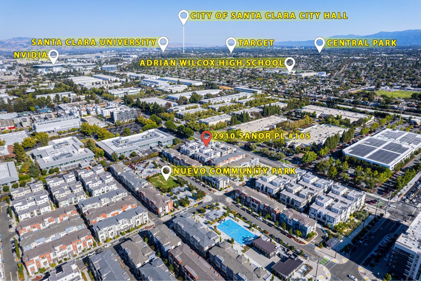 Detail Gallery Image 34 of 42 For 2910 Sanor Pl #105,  Santa Clara,  CA 95051 - 4 Beds | 3/2 Baths