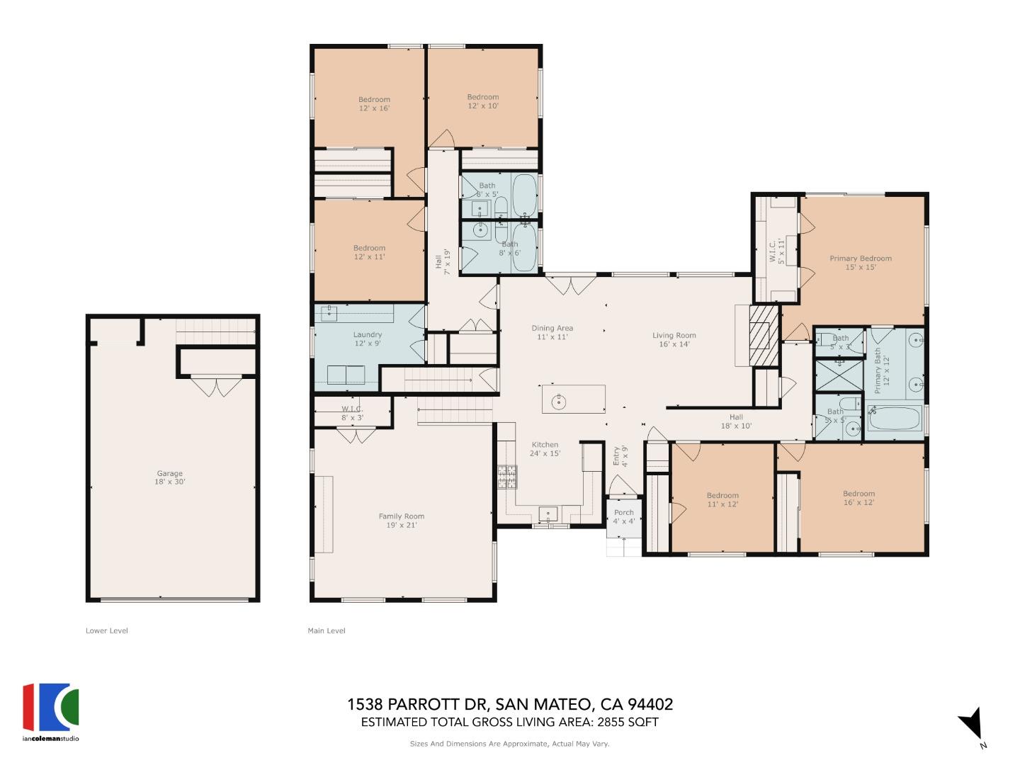 Detail Gallery Image 30 of 30 For 1538 Parrott Dr, San Mateo,  CA 94402 - 6 Beds | 3/1 Baths
