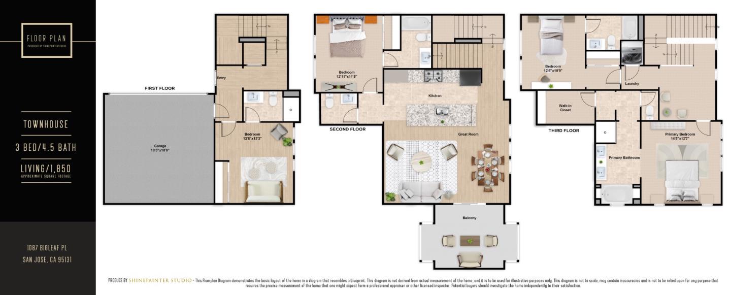 Detail Gallery Image 54 of 54 For 1087 Bigleaf Pl #105,  San Jose,  CA 95131 - 4 Beds | 4/1 Baths