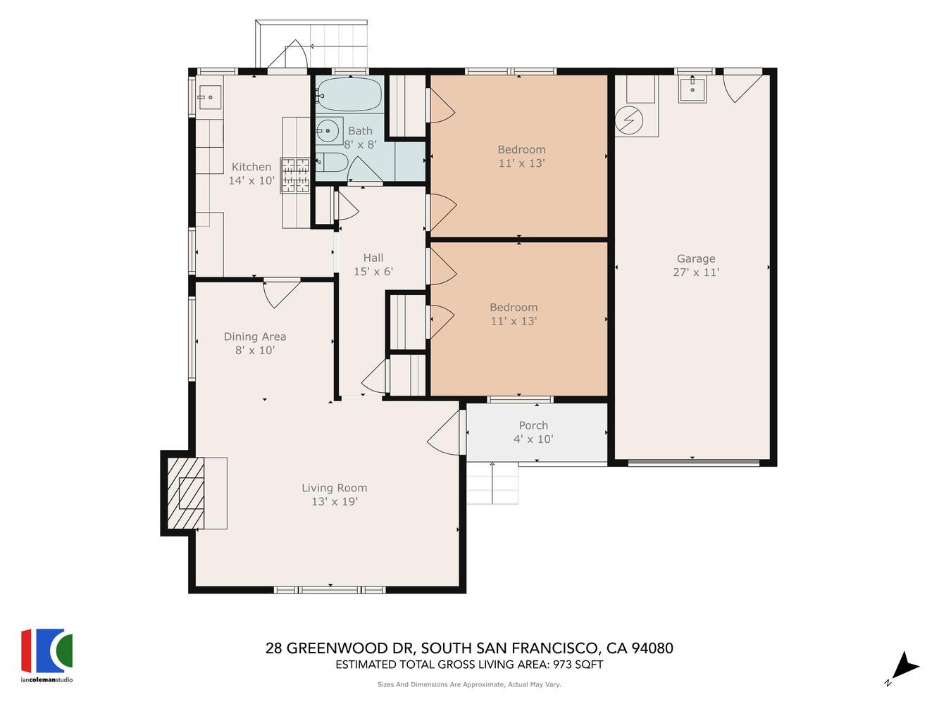 Detail Gallery Image 24 of 28 For 28 Greenwood Dr, South San Francisco,  CA 94080 - 2 Beds | 1 Baths