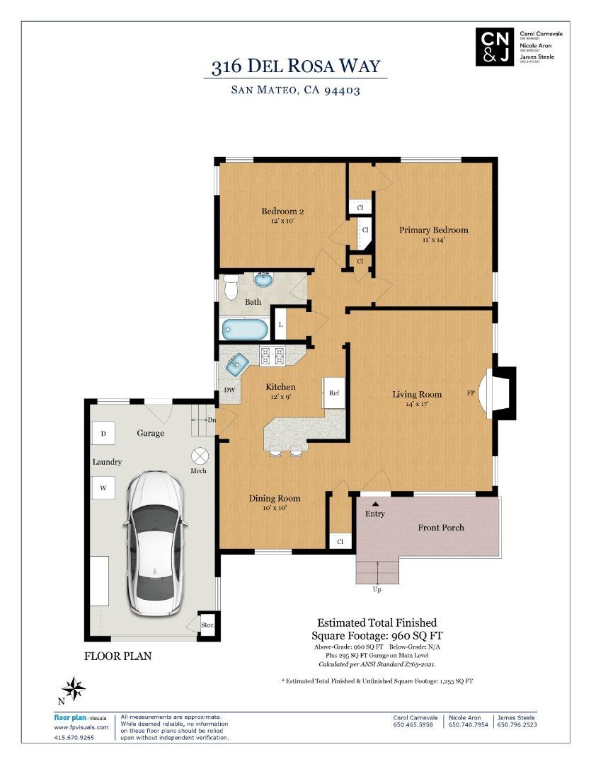 Detail Gallery Image 13 of 14 For 316 Del Rosa Way, San Mateo,  CA 94403 - 2 Beds | 1 Baths