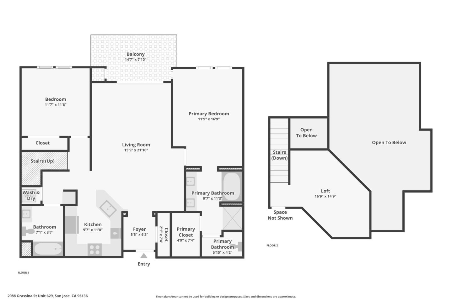 Detail Gallery Image 49 of 49 For 2988 Grassina St #629,  San Jose,  CA 95136 - 2 Beds | 2 Baths