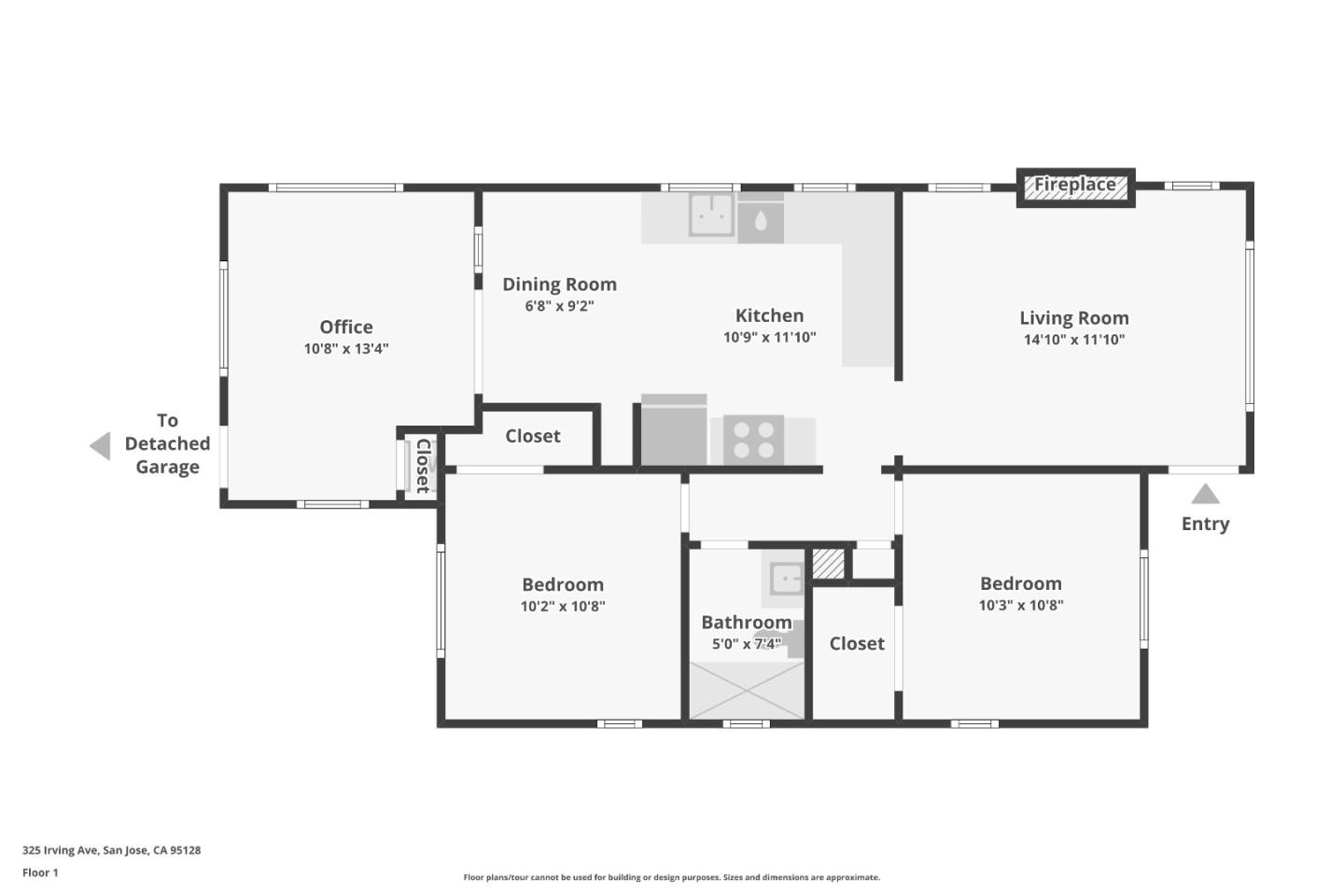 Detail Gallery Image 38 of 39 For 325 Irving Ave, San Jose,  CA 95128 - 2 Beds | 1 Baths