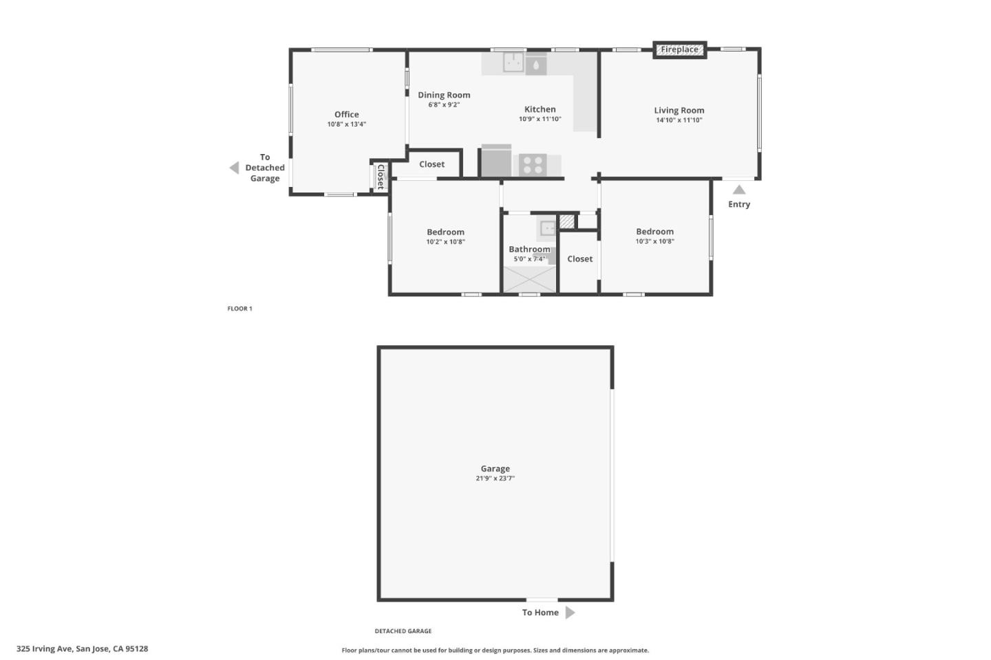 Detail Gallery Image 39 of 39 For 325 Irving Ave, San Jose,  CA 95128 - 2 Beds | 1 Baths