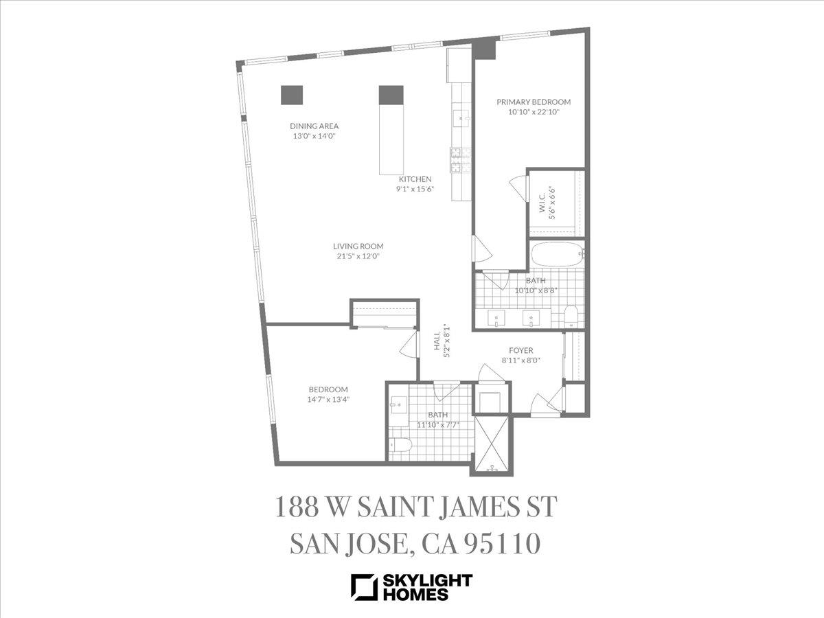 Detail Gallery Image 105 of 105 For 188 W Saint James St #11101,  San Jose,  CA 95110 - 2 Beds | 2 Baths