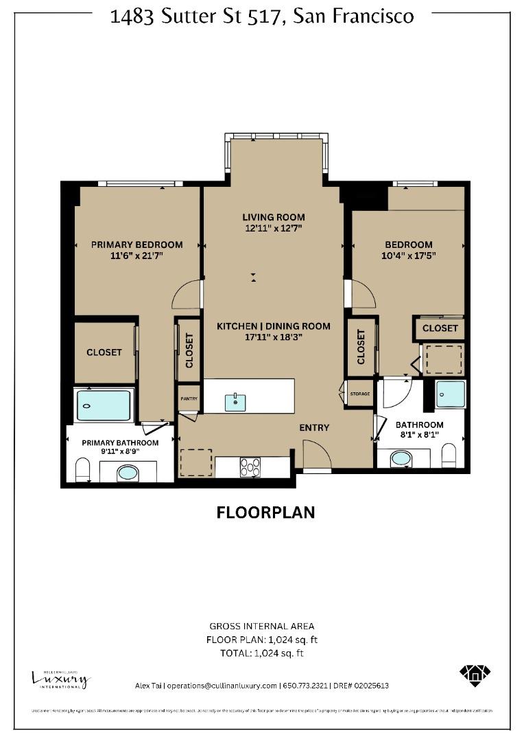 Detail Gallery Image 68 of 68 For 1483 Sutter St #517,  San Francisco,  CA 94109 - 2 Beds | 2 Baths