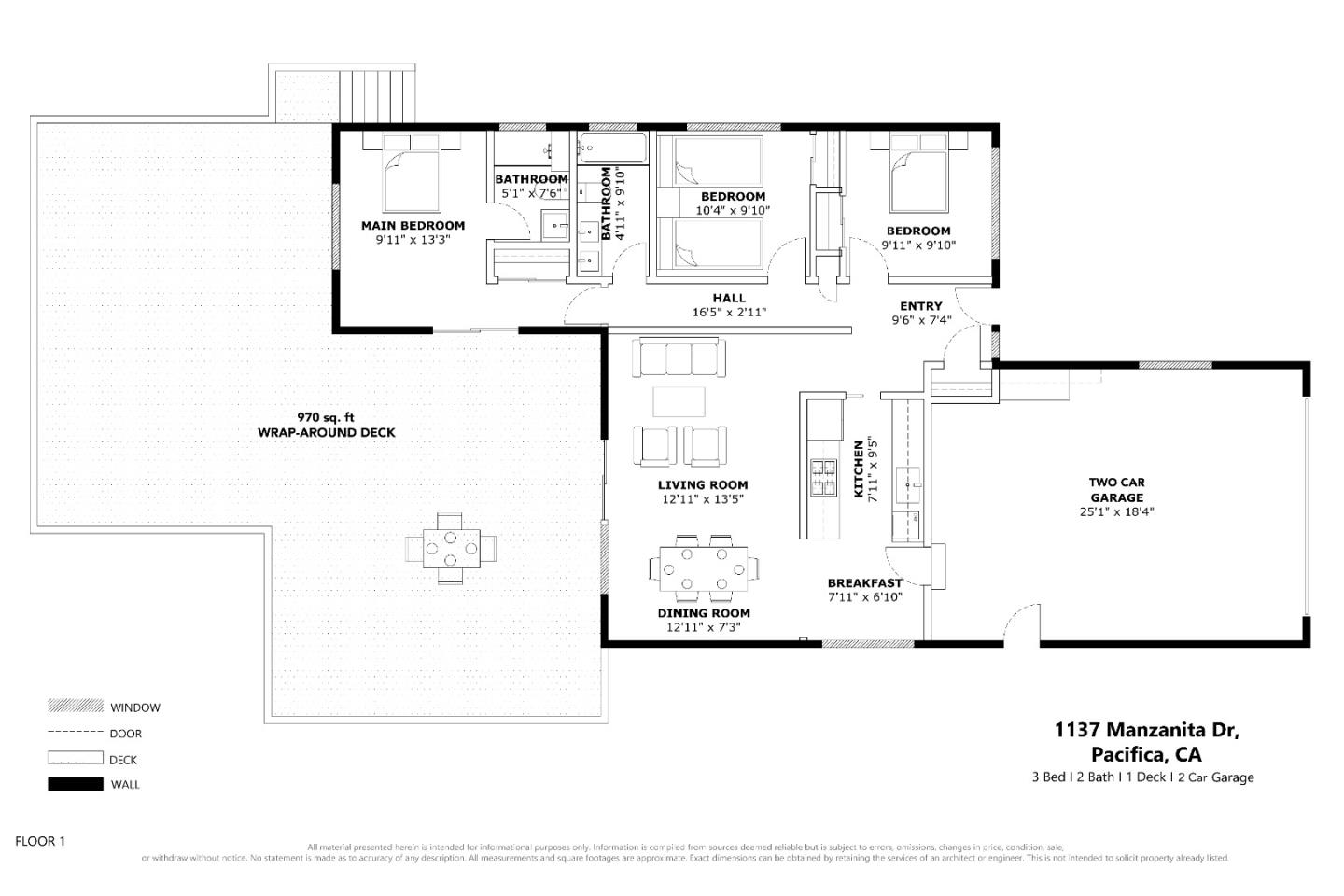 Detail Gallery Image 72 of 72 For 1137 Manzanita Dr, Pacifica,  CA 94044 - 3 Beds | 2 Baths