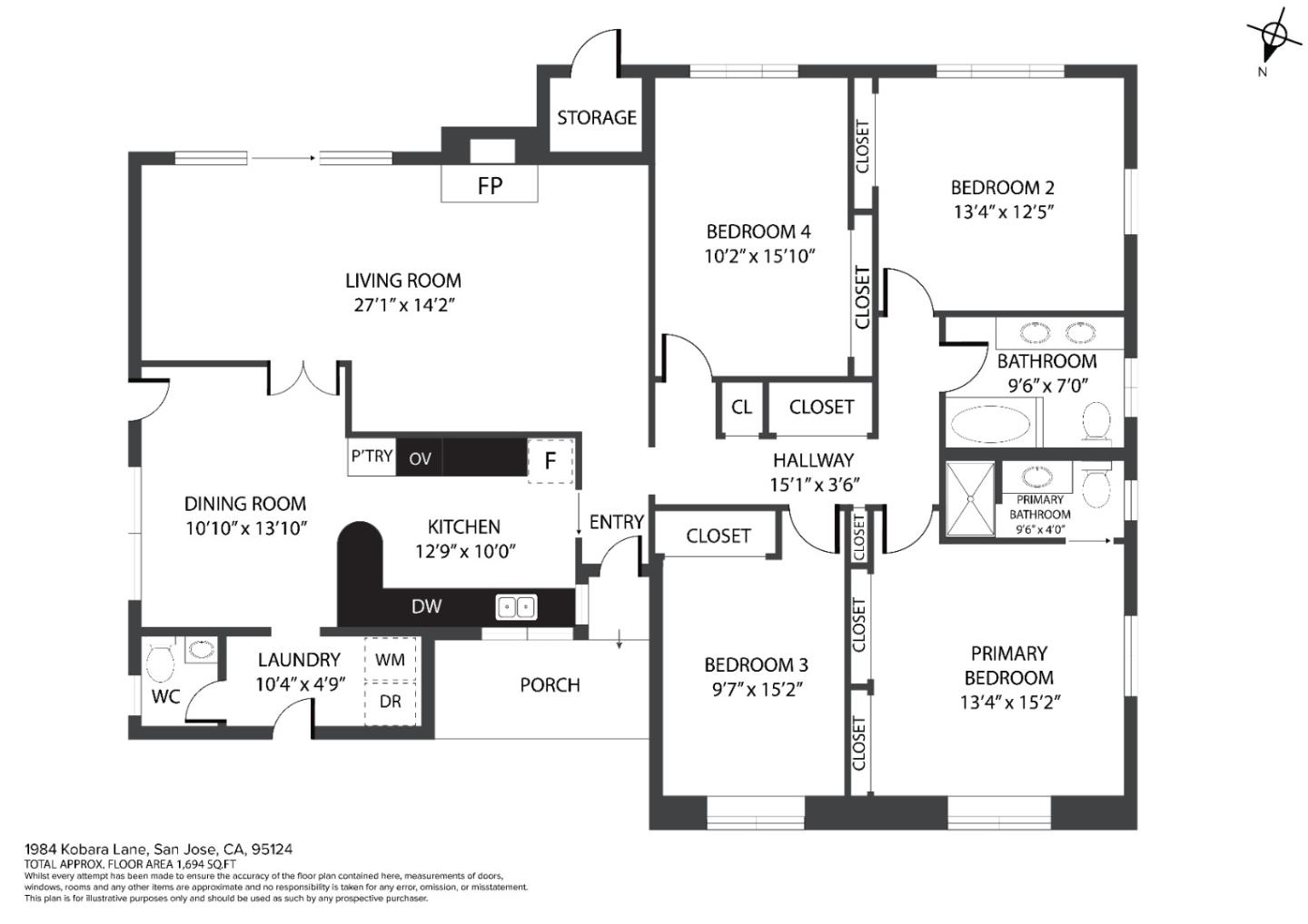 Detail Gallery Image 37 of 66 For 1984 Kobara Ln, San Jose,  CA 95124 - 4 Beds | 2/1 Baths