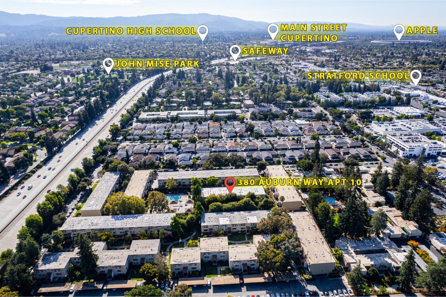 Detail Gallery Image 30 of 31 For 380 Auburn Way #10,  San Jose,  CA 95129 - 2 Beds | 1 Baths