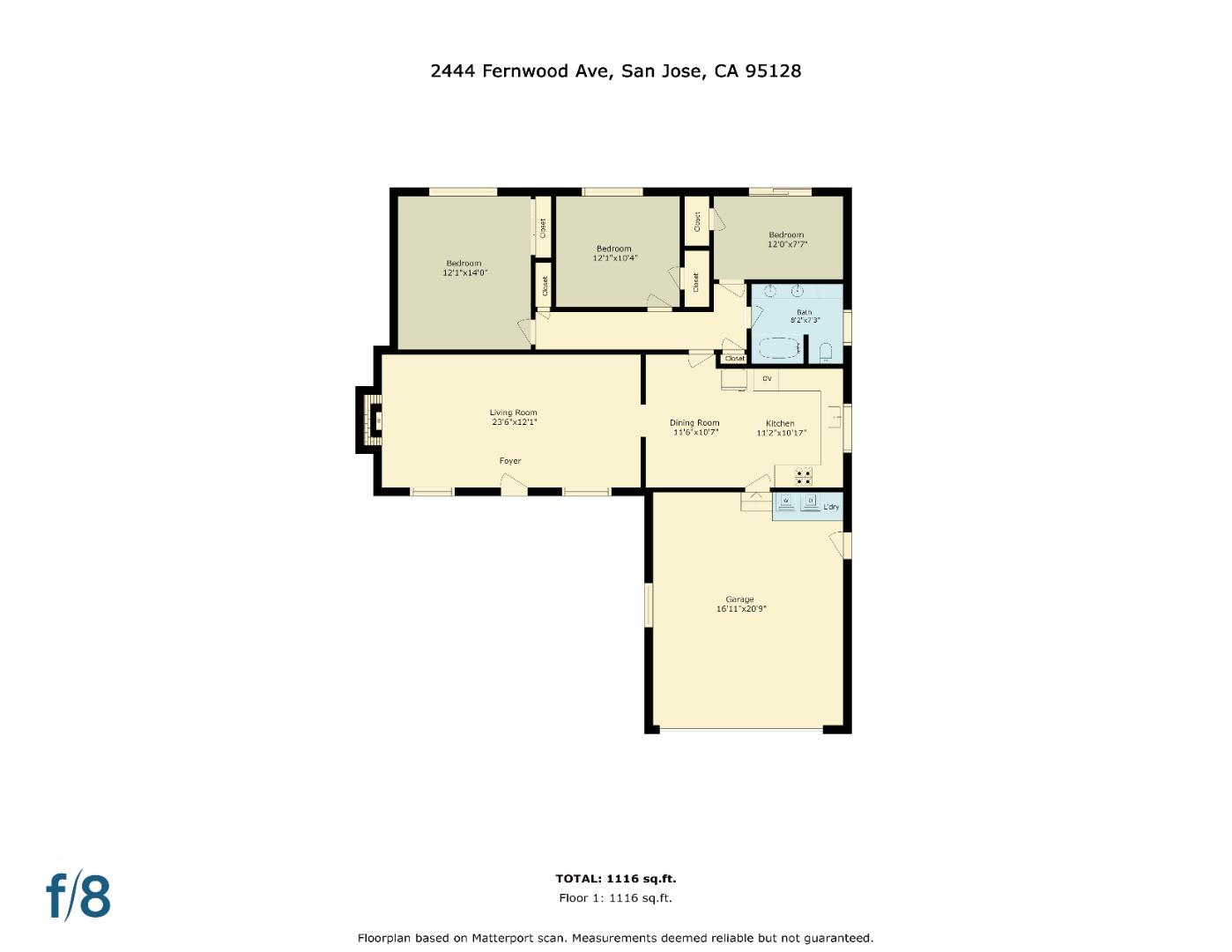 Detail Gallery Image 25 of 25 For 2444 Fernwood Ave, San Jose,  CA 95128 - 3 Beds | 1 Baths