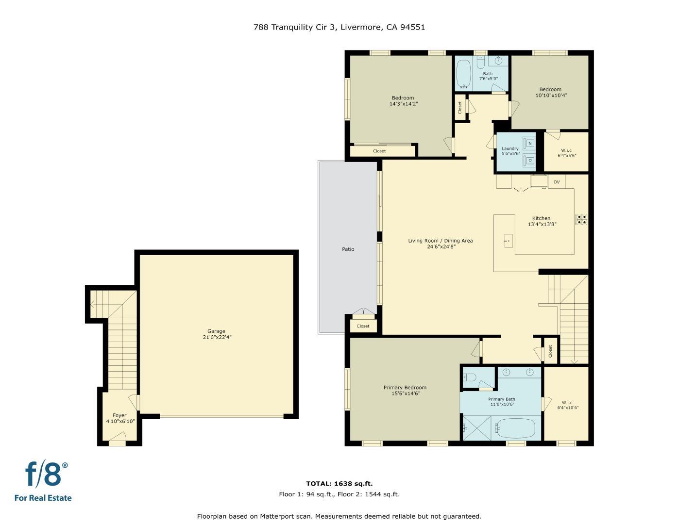 Detail Gallery Image 45 of 45 For 788 Tranquility Cir #3,  Livermore,  CA 94551 - 3 Beds | 2 Baths