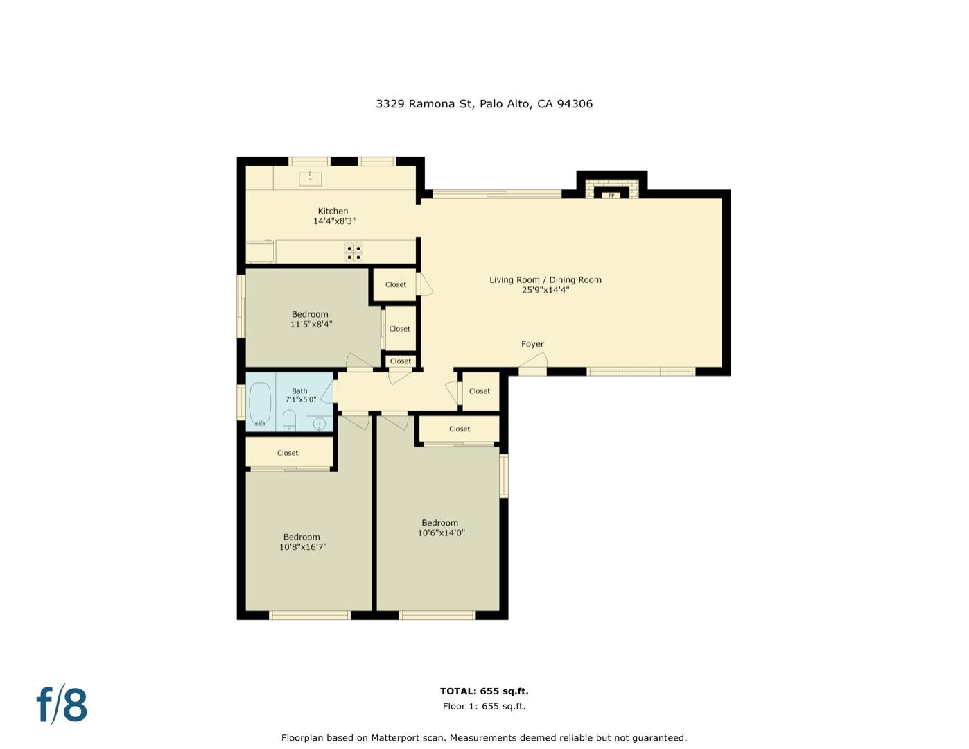 Detail Gallery Image 30 of 30 For 3329 Ramona St, Palo Alto,  CA 94306 - 3 Beds | 1 Baths