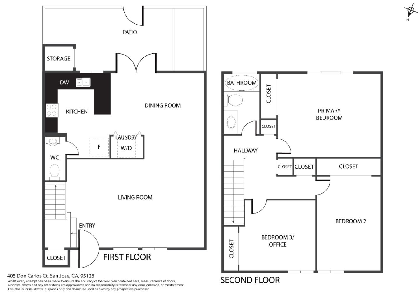 Detail Gallery Image 30 of 30 For 405 Don Carlos Ct, San Jose,  CA 95123 - 3 Beds | 1/1 Baths